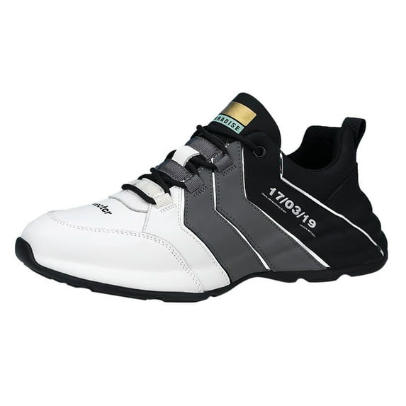 NOKIO Men'S Lightweight Mesh Trail Running Shoes Men'S Spring Casual Running Shoes Lace Up Sports Shoes For Men Shoes Fashion Casual Shoes For Walking Leather Shoes
