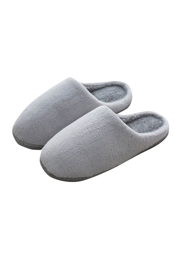 Men'S Microfiber Home Slippers Men'S Sherpa-Lined House Slippers Shoes Slippers Warm Cotton Indoor Soft Shoes Men's Women's Men's Slipper Novelty Christmas Men'S Slippers