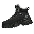 thumbnail image 1 of NOKIO Men'S Padded Anti-Skid Winter Boots Men'S Cozy Fur-Lined Snow Shoes Couple Women Men Hiking Boot Shoes Cotton Short Shoes Snow Boots Men'S Insulated Outdoor Boots, 1 of 5
