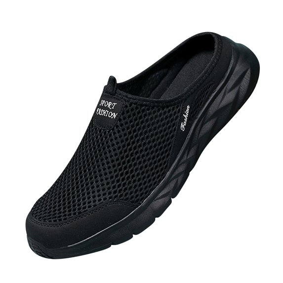 NOKIO Men'S Slip-On Loafers Fashion Spring And Summer Men Sports Shoes Flat Bottom Lightweight Mesh Breathable Slip On Comfortable Solid Color Simple Features: