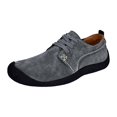 thumbnail image 1 of NOKIO Men'S Slip-On Suede Shoes Men'S Casual Slip-On Sneakers Men'S Suede Loafers Men's Low Top Lace Up Hiking Shoes Outdoor Sneakers Mens Suede Comfort Casual Shoes, 1 of 5