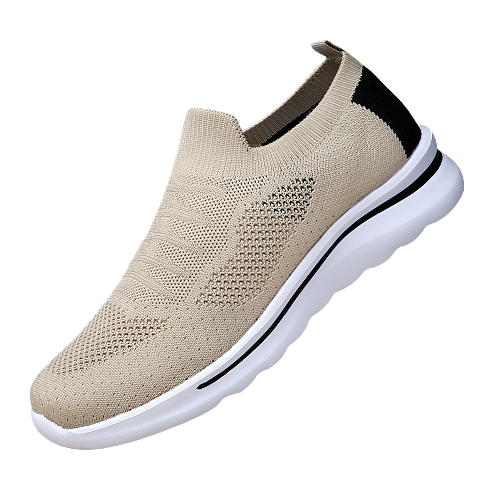 NOKIO Men'S Slip-On Walking Shoes Breathable Slip-On Shoes For Men ...