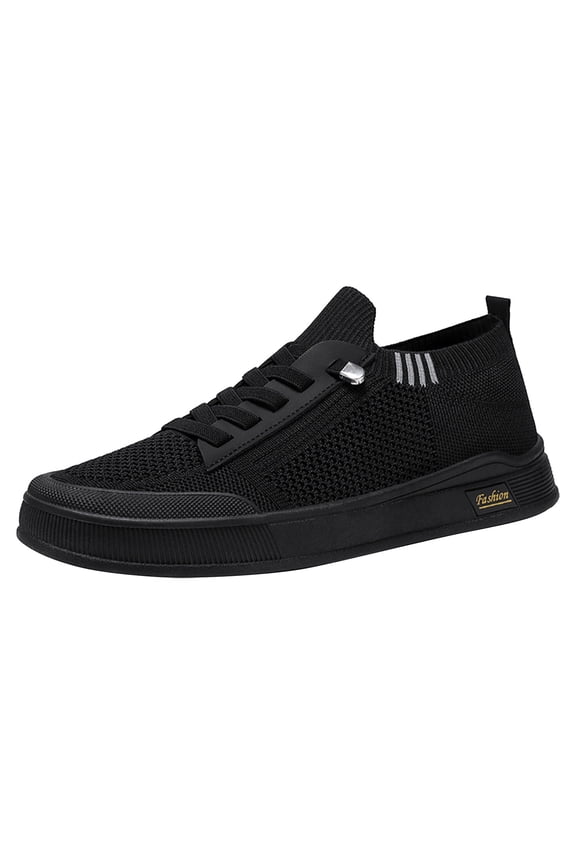 Men'S Slip-On Walking Shoes Fashion Spring And Summer Men Sports Shoes Flat Bottom Lightweight Mesh Breathable Slip On Comfortable Men'S Mesh Running Shoes