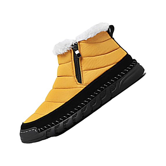 NOKIO Men'S Snow Boots Men'S High Top Snow Boots Fashion Casual Trainers Breathable Flat Casual Shoes Winter Padded Warm Men'S Boots Men'S Anti-Snow Winter Shoes