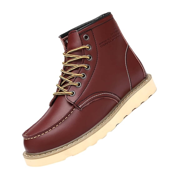 NOKIO Men'S Snow Boots Men'S High Top Snow Boots Fashion Casual Trainers Breathable Flat Casual Shoes Winter Padded Warm Men'S Boots Men'S Cold-Resistant Winter Boots