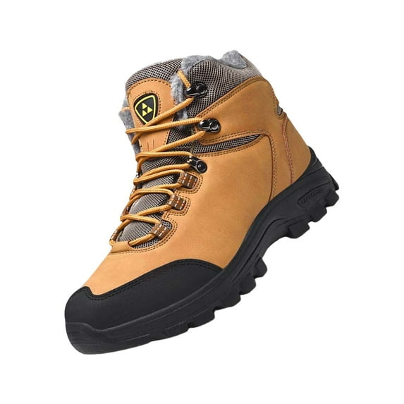 NOKIO Men'S Snow Walking Anti-Skid Shoes Men'S Snow Hike High-Top Boots Men'S Snow Exploration Boots Warm And Snow Boots Fashion In Cold Men'S Winter Fashion Boots