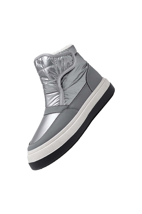 Men'S Snow Walking Anti-Skid Shoes Men's Snow Boots Fashion Casual Sneakers Breathable Flat Bottom Casual Shoes Winter Padded Warm Men's Boots Men'S Cold-Resistant Snow Boots