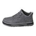 thumbnail image 1 of NOKIO Men'S Spring Lightweight Mesh Slip-Ons Men'S Breathable Mesh Platform Sneakers Men'S Work Shoes Hundreds Of Non Slip Wear Labour Insurance Shoes Men'S Comfortable Casual Shoes, 1 of 1