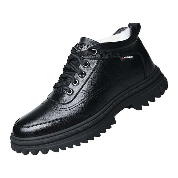 NOKIO Men'S Stylish Thermal Winter Boots Men'S Plush-Lined Frostbite-Proof Boots Couple Women Men Hiking Boot Shoes Cotton Short Shoes Snow Boots Men'S Snow Walking Boots