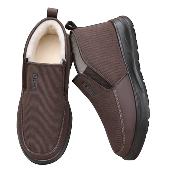 NOKIO Men'S Stylish Thermal Winter Snow Boots Men'S Padded Winter Walking Boots Men'S Warm Fleece-Lined Winter Shoes Warm And Snow Boots Fashion In Cold Men'S Insulated Fashion Boots