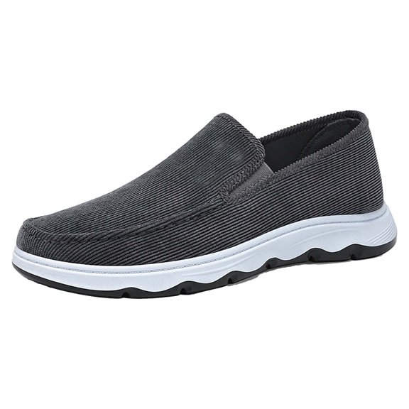 NOKIO Men'S Versatile Slip-On Shoes Fashion Spring And Summer Men Sports Shoes Flat Bottom Lightweight Mesh Breathable Slip On Comfortable Solid Color Simple Features: