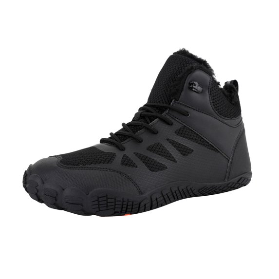 NOKIO Men'S Winter Fleece-Lined Work Shoes Plush Warm Cotton Shoes Wear And Anti Slip Snow Boots Five Finger Cotton Shoes Outdoor Sports Shoes Men's And Women's Hiking Shoes