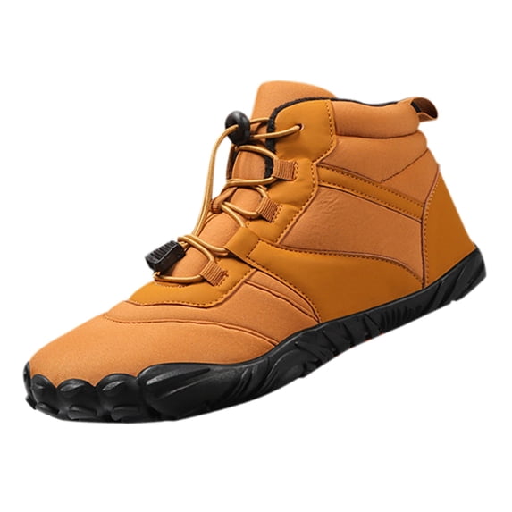 NOKIO Men's And Women's Winter Same Plush And Thickened High Top Cotton Shoes Couples Comfortable All Cold Proof Snow Boots Men'S Waterproof Winter Shoes