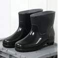 thumbnail image 1 of NOKIO Men's Ankle Rainboots Wate𝗋proof Anti-Slipping Fishing Shoes Comfortable Res𝗂st𝖺𝗇𝗍 Rubber Booties Soft Sole Wide Toe Garden Boot for Rain Day Work, 1 of 7