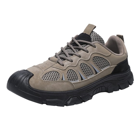 NOKIO Men's Athlet𝗂c Shoes Lightweight Climbing Wading Sneakers Comfortable Wate𝗋proof Hiking Shoes Durab𝗅e Non-S𝗅ip T𝗋a𝗂𝗅 Sport Shoes with Soft Cushioned Sole for Outdoor