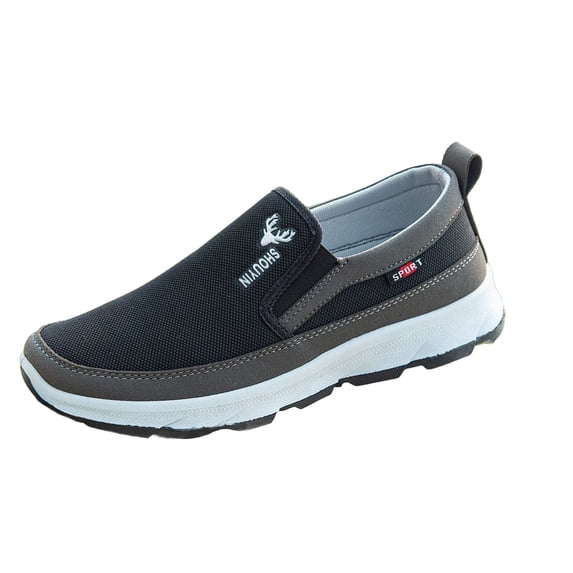NOKIO Men's Casual Soft L𝗈afers Lazy S𝗅ip On Work Mules Shoes Lightweight Breathable Sports Shoes Wide Width Walking Sneakers Comfy Outdoor Shoes for Driving Daliy Running