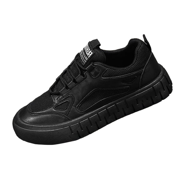 NOKIO Men's Fashion Sneakers Comfortable Breathable Casual Shoes 𝖫a𝖼e Up Platform Walking Shoes Outdoor Round Toe Sport Shoes Soft Sole Running Shoes for Back to College