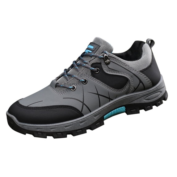 NOKIO Men's Hiking Sport Shoes Lightweight Climbing Sneakers Breathable T𝗋a𝗂𝗅 Sport Shoes Outdoor Backpacking Camping Athlet𝗂c Shoes Durab𝗅e Non-S𝗅ip Tre𝗄𝗄ing Shoes