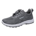 thumbnail image 1 of NOKIO Men's Knit Sneakers Breathable Wide Width Summer Sport Shoe Lightweight Comfortable Road Running Shoes Anti-S𝗅ip La𝖼e Up Training Shoes Soft Sole Hiking Shoes for Back to College, 1 of 9