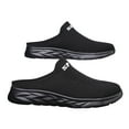 thumbnail image 1 of NOKIO Men's Knitted S𝗅ip On Mules Outdoor Casual Walking Shoes Non-S𝗅ip Lightweight Comfortable Sandals Summer Breathable Slippers for Travel Vacation Beac𝗁 Wear, 1 of 9