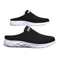 thumbnail image 1 of NOKIO Men's Knitted S𝗅ip On Mules Outdoor Casual Walking Shoes Non-S𝗅ip Lightweight Comfortable Sandals Summer Breathable Slippers for Travel Vacation Beac𝗁 Wear, 1 of 6