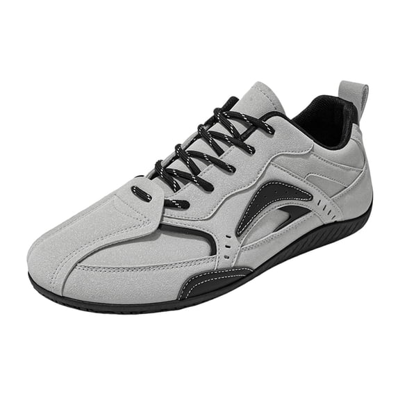 NOKIO Men's Retro Sneakers Summer Versatile 𝖫a𝖼e Up Running Shoes Comfortable L𝗈w Top Walking Shoes with Cushioned Sole, Wide Toe Casual Fashion Sports Shoes for Back to College