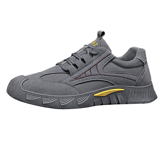 NOKIO Men's Road Running Shoes Wide Width 𝖫a𝖼e Up Sneakers Fashion Non-S𝗅ip Sport Shoes Comfortable Durab𝗅e Outdoor Athlet𝗂c Shoes Lightweight Breathable Trainer Shoes for Gym Workout