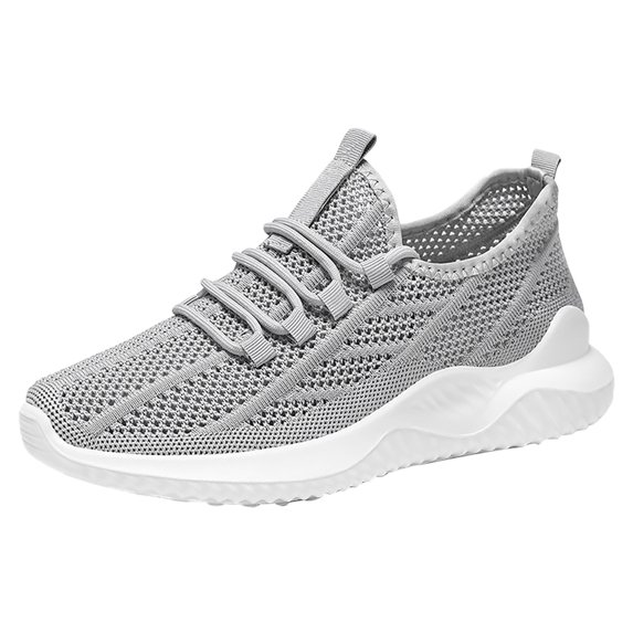 NOKIO Men's Running Shoes Lightweight Casual Sneakers Fashion Walking Tennis Shoes Breathable Knit Woven Mesh Sports Shoes 𝖫a𝖼e Up Workout Shoes for Back to College