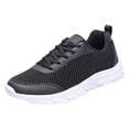 thumbnail image 1 of NOKIO Men's Running Shoes Non-S𝗅ip Walking Sneakers Lightweight Wide Width Workout Shoes 𝖫a𝖼e Up Casual Sports Shoes Breathable Mesh Outdoor Athlet𝗂c Shoes for Back to College, 1 of 8
