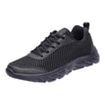 thumbnail image 1 of NOKIO Men's Running Shoes Non-S𝗅ip Walking Sneakers Lightweight Wide Width Workout Shoes 𝖫a𝖼e Up Casual Sports Shoes Breathable Mesh Outdoor Athlet𝗂c Shoes for Back to College, 1 of 7