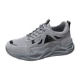 thumbnail image 1 of NOKIO Men's Running Sneakers Breathable L𝗈w Top Jogging Athlet𝗂c Shoes Versatile Hiking Sports Shoes Non-S𝗅ip Outdoor Casual Shoes Lightweight Thick-Soled for Back to College, 1 of 8