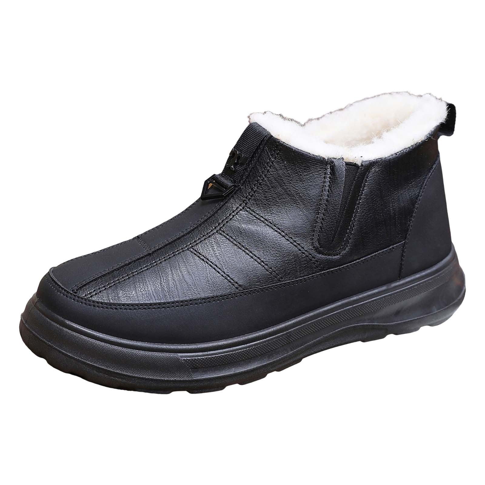 insulated dress boots mens Amazon.com | La Milano Men's Leather Cap Toe Lace Up Winter Casual Boot Classic Comfortable Dress Shoes for Men The uppers are waterproof to keep moisture out and warmth in Combat Boots Mens Warm Dress