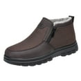 thumbnail image 1 of NOKIO Men's Spring And Autumn Winter Large Size Plus Velvet Plus Thick Bottom Side Zipper Casual Soft Bottom Light Bottom Warm Cold Snow Boots Men'S Snow Adventure Boots, 1 of 5