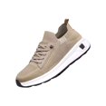 thumbnail image 1 of NOKIO Mens Hiking Sneakers S𝗅ip On Elastic Strap Sport Shoes Comfortable Soft Sole Running Shoes Breathable Knit Non-S𝗅ip Athlet𝗂c Shoes Wide Width Casual Walking Shoes for Back to College, 1 of 9