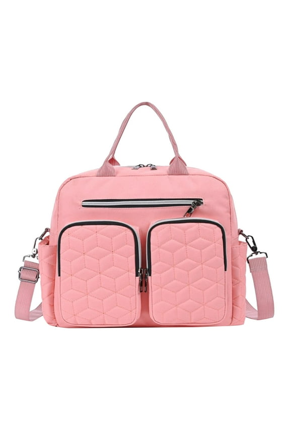 Multi-Functional Diaper Backpack For Mom And Dad Baby Changing Bag Mom Travel Bag Beach Bag Multi Pockets Travel Handbag Large Lightweight Packable Backpack