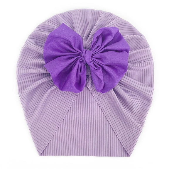 NOKIO Newborn Cozy Dome Hat Infant Cute Winter Bonnet Newborn Soft Dome Hat Toddler Baby Boys Girls Cap Beanie Bowknot Ribbed Elastics Turban Hat