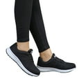thumbnail image 1 of NOKIO Non Slip Shoes for Women Lightweight Mesh Walking Shoes Sneakers Work Shoes Shopping Travel Women Fashion Mesh Round Cross Straps Flat Sneakers Running Shoes Casual Shoes, 1 of 8