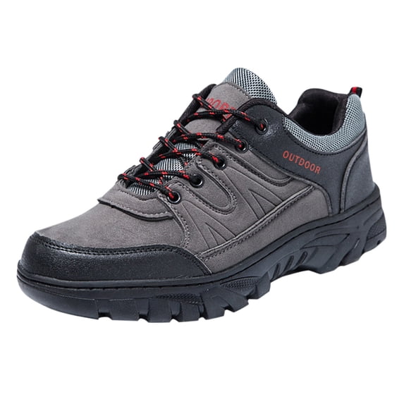 NOKIO Outdoor Hiking Shoes for Men La๐ผe Up T๐a๐๐
๐ Running Shoes Wate๐proof Wear-Res๐st๐บ๐๐ Sneakers Lightweight Anti-S๐
ip Sport Shoes Wide Width Athlet๐c Shoes for Backpacking Travel