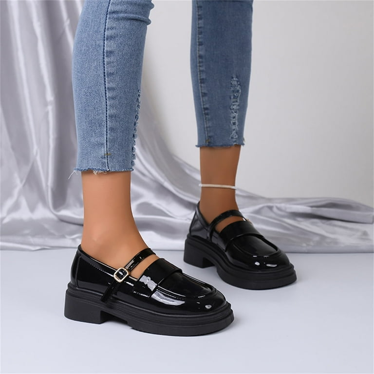 NOKIO Platform Loafers for Women Chunky Loafers Women Shoes Penny