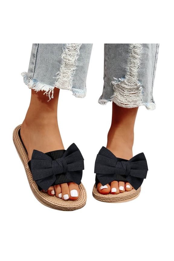 Platform Sandals for Women Espadrille Sandals Wedge Sandals for Women Cute Beach Straw Raffia Sandals Comfortable Brown Sandals Vacation for Women Open Toe Summer Casual Fashion Sandals