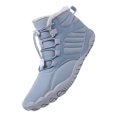thumbnail image 1 of NOKIO Plush Warm Cotton Shoes Wear And Anti Slip Snow Boots Five Finger Cotton Shoes Outdoor Sports Shoes Men's And Women's Hiking Shoes Men'S Anti-Snow Winter Shoes, 1 of 4