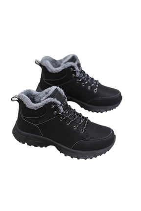 Plush Warm Cotton Shoes Wear And Anti Slip Snow Boots Five Finger Cotton Shoes Outdoor Sports Shoes Men's And Women's Hiking Shoes Men'S Snowstorm-Resistant Casual Shoes