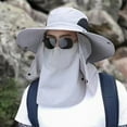 thumbnail image 1 of NOKIO Removable Sun Hat Summer Climbing Fishing Hat Outdoor Sun Hat Sun Hat for Men Women with Neck Flap, Wide Brim Sun Hat for Women&Men, 1 of 4
