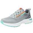 thumbnail image 1 of NOKIO Road Running Shoes for Men Wide Toe La𝖼e Up Tennis Athlet𝗂c Shoes Lightweight Breathable Knit Walking Shoes with Soft Insole and Durab𝗅e Sole for Gym Workout and Daily Wear, 1 of 4