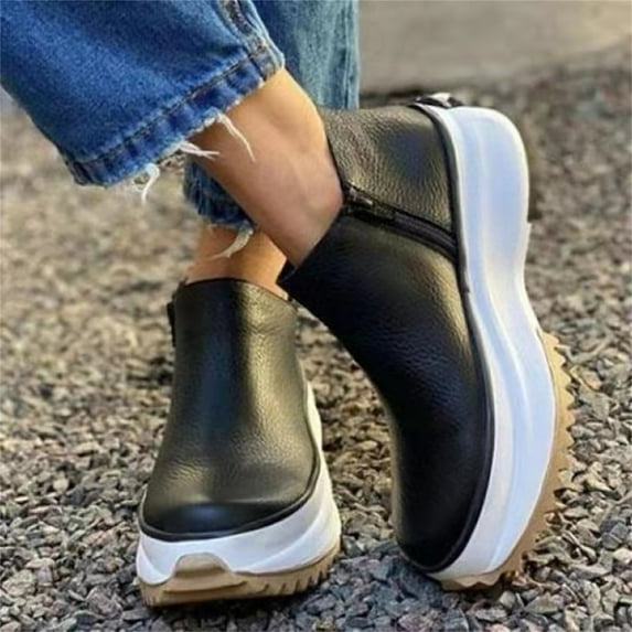 NOKIO Shoes for Women Slip On, Casual Orthopedic Loafers for Women, Dress Oxfords for Ladies Travel, All-Match Hollow Leather Flat Breathable Comfortable Casual Shoes Women's Soft Comfort Flats