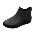 thumbnail image 1 of NOKIO Short Shaft Rain Booties For Men, Men'S Leisure Outdoor Waterproof Ankle Rain Shoes Men's Drawstring Elastic Mouth Rain Shoes Shoes Rubber Shoes Mid Calf Bottom Slip Oil Chef Shoes, 1 of 5