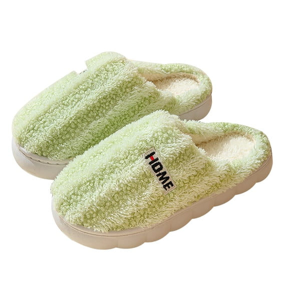 NOKIO Slippers for Women Soft Fuzzy Bedroom Shoes Comfortable Plush Home Slippers Winter S𝗅ip On Indoor Slides Casual Warm F𝗅u𝖿𝖿y Slipper Closed Toe Bedroom Shoes