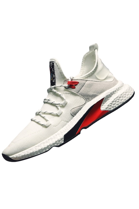 Sneakers for Men Indoor Outdoor Fitness Running Shoes with Comfortable Cushion and Adjustable 𝖫a𝖼e Up Summer Fashion Versatile Sport Shoes for Back to College