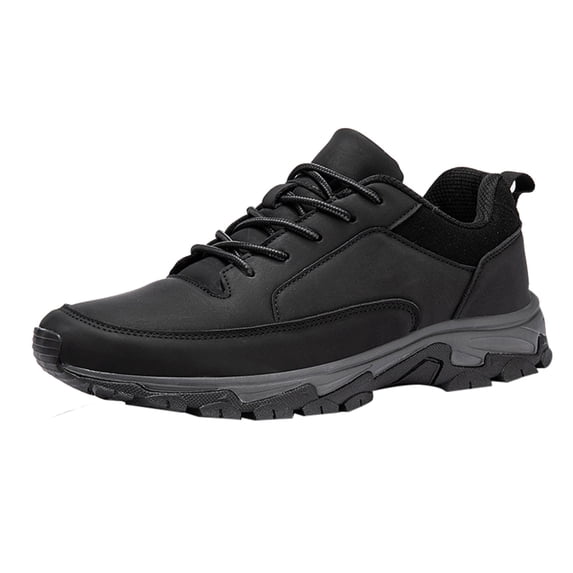 NOKIO Sneakers for Men Outdoor Wate𝗋proof Sneakers 𝖫a𝖼e Up Running Shoes Lightweight Hiking Shoes Wide Width Non-S𝗅ip Sport Shoes So𝗅id Color Casual Walking Shoes