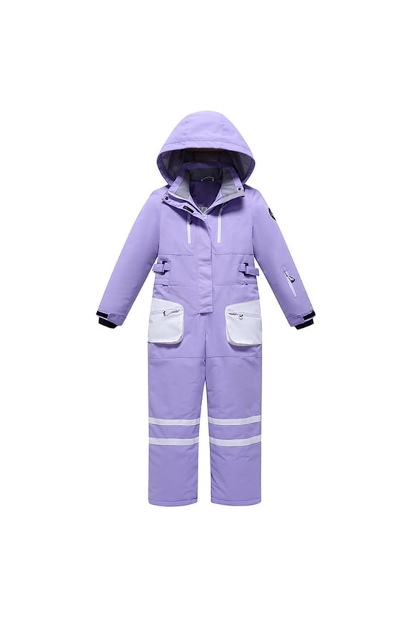 Snow Suits for Girls Boys Kids Ski Suits Waterproof Windproof Jumpsuits Jackets Toddler Winter Snowsuit Boys’ Snowsuit Insulated Lined Jumpsuit Winter Pram Snowmobile Ski Suit
